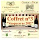 Coffret n°3 vins rouges "Vacqueyras" 2012 Château des Tours