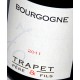Bourgogne rouge 2011 domaine Trapet